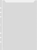 Koszulki na dokumenty - Filofax 343612 koszulka do segregatora, DIN A5, otwór u góry 343612 - miniaturka - grafika 1