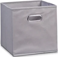 Pudła i pojemniki do przechowywania - Zeller Koszyk do przechowywania organizer kolor szary 32 x 32 x 32 cm B00J5Z12FS - miniaturka - grafika 1
