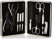 Akcesoria do paznokci - Zwilling Classic Inox etui na ramę, 10-częściowy, o wyglądzie lakieru krokodyla czarny 97509-004-0 - miniaturka - grafika 1