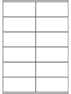 Etykiety do drukarek - Argo Etykieta Uni 12 50 arkuszy - miniaturka - grafika 1