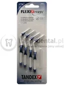 Szczoteczki międzyzębowe - Tandex Flexi-MAX 4szt. BLISTER 0.8-5.0mm (GRANATOWE) - zestaw 4 szczoteczek międ - miniaturka - grafika 1