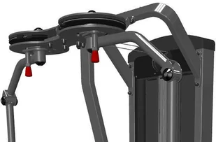 Marbo Sport Maszyna 2-w-1 na klatkę i plecy MP-U224 - Atlasy do ćwiczeń - miniaturka - grafika 7