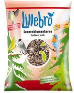 Karma dla ptaków - Lillebro Ziarno słonecznika - 1 kg - miniaturka - grafika 1