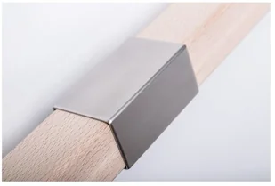 Kornik Zakończenie poręczy  nierdzewne 37 x 47 mm - Balustrady i akcesoria - miniaturka - grafika 3