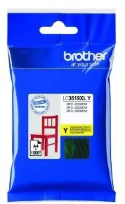 Brother Tusz oryginalny LC3619XLY yellow LC3619XLY - Tusze oryginalne - miniaturka - grafika 2