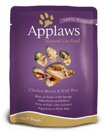 Applaws dla kotów Saszetka 70g Kurczak & Dziki ryż dla kotów saszetka 70 - Mokra karma dla kotów - miniaturka - grafika 2