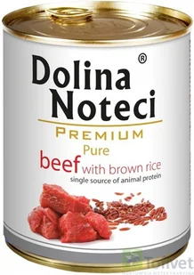 Dolina Noteci Premium Pure Wołowina Z Ryżem 800g - Mokra karma dla psów - miniaturka - grafika 2
