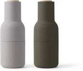 Młynki do soli i pieprzu - Menu Młynek do pieprzu soli lub przypraw Bottle Grinder 2 szt. beż i zieleń 4418459 - miniaturka - grafika 1