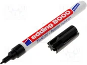 Markery permanentne - Edding Marker 8000 odporny na niskie temperatury czarny - miniaturka - grafika 1