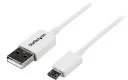 Kable USB - StarTech Kabel USB MicroUSB2 m Biały USBPAUB2MW - miniaturka - grafika 1
