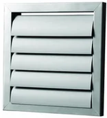 Wentylatory przemysłowe - Vents Kratka żaluzjowa 300 x 300 mm - miniaturka - grafika 1