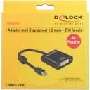 Adaptery i przejściówki - Delock Adapter AV mini DP - DVI 24+5 żeński 62605 - miniaturka - grafika 1