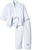 Kimona, stroje i obuwie - adidas Adidas Dziecięcy Strój Do Karate, Biały, 100/110 - miniaturka - grafika 1