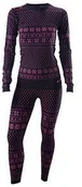 Bielizna sportowa damska - Viking KOMPLET BIELIZNY DAMSKIEJ TERMICZNY BRITA 159946 PINK BLACK - miniaturka - grafika 1