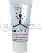 Pasty do zębów - Ziaja MAZIAJKA żel bez fluoru 50ml - żel do zębów o smaku bąbelkowej coli dla dz - miniaturka - grafika 1