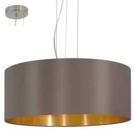 Lampy sufitowe - Eglo Lampa wisząca Maserlo 3x60W E27 fi53 ciemnoszary/złoty 31608 - miniaturka - grafika 1