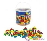 Klocki - Heros DREWNIANE KLOCKI 100 EL. 1+ - miniaturka - grafika 1