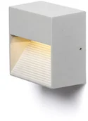 Lampy ogrodowe - Redlux Kinkiet ITAKA srebrnoszary 230V / 350mA LED 2x1W 3000K IP54 R10379 - miniaturka - grafika 1