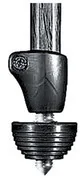 Akcesoria fotograficzne - Manfrotto 204spk3 Stopki z kolcami do Statywu 055xprob - miniaturka - grafika 1