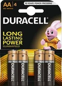 Baterie i akcesoria - Duracell 4 x bateria alkaliczna Duralock Basic C&B LR6 AA blister - miniaturka - grafika 1