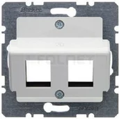 Gniazdka elektryczne - Berker Polska Płytka centralna do gniada modularnego Krone - K 146409 - miniaturka - grafika 1