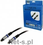Logilink LogiLink Kabel optyczny typu TOSLINK, High quality (010-C0863-00) - Kable - miniaturka - grafika 2