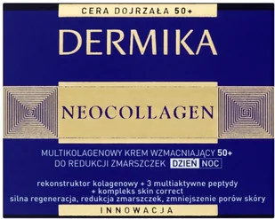 Dermika Neocollagen 50+ multikolagenowy krem wzmacniający na dzień i na noc 50ml - Kremy do twarzy - miniaturka - grafika 5