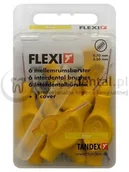 Szczoteczki międzyzębowe - Tandex Flexi 6szt. BOX 0.70-3.5mm (ŻÓŁTE) - pudełko 6 szczoteczek międzyzębowych - miniaturka - grafika 1