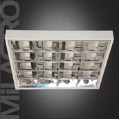 Oprawy, klosze i abażury - Milagro LED LOUVRE FITTING plafon - Lampa sufitowa LED 4x9W 803 - miniaturka - grafika 1