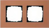 Klawisze i ramki - Gira Ramka podwójna Esprit terakota 021209 - miniaturka - grafika 1