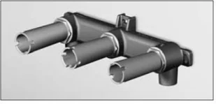 Zucchetti Część podtynkowa, zintegrowana, rozstaw 200 mm R99500 - Stelaże i zestawy podtynkowe do WC - miniaturka - grafika 2