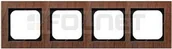 Klawisze i ramki - Ospel Ramka poczwórna, drewniana - Sonata R-4RW/34 - miniaturka - grafika 1