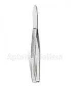 Inne akcesoria do pielęgnacji dzieci - Donegal SP. Z O.O. Pęseta kosmetyczna prosta srebrna beauty care - 1 szt - miniaturka - grafika 1