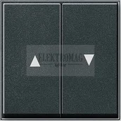 Wyłączniki światła i elektryczne - Gira TX_44 ANTRACYT KLAWISZ żaluzjowy 029467 - miniaturka - grafika 1