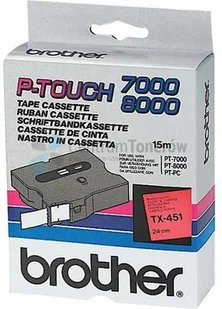 Brother Etykiety TX-451 oryginał - Etykiety do drukarek - miniaturka - grafika 3