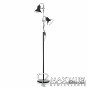 Oprawy, klosze i abażury - Ideal Lux POLLY PT2 NERO oprawa podłogowa 2 x 60W E27 61139 061139 - miniaturka - grafika 1