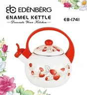 Czajniki na gaz - Edenberg Czajnik EMALIOWANY STRAWBERRY 2.2 l [EB-1741] - miniaturka - grafika 1