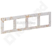 Klawisze i ramki - Legrand 754104VALENA LIFE RAMKA X4 LODOWA FANTAZJA - miniaturka - grafika 1