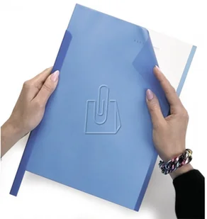 Durable Obwoluta (okładka) do listw wsuwanych niebieska 50 sztuk - Grzbiety do bindownic - miniaturka - grafika 2