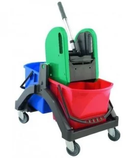 Leifheit Profesjonalny wózek do sprzątania Duo - Wózki serwisowe - miniaturka - grafika 5