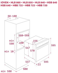 Piekarnik do zabudowy Teka HSB 645 41560153 WISH - Piekarniki do zabudowy - miniaturka - grafika 2