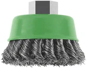 Materiały ścierne - Bosch Szczotka garnkowa nierdzewna 65 mm 0 35 mm 12500 U min 14 65 mm Drut ze stali nierdzewnej 2608622104 1 szt - miniaturka - grafika 1