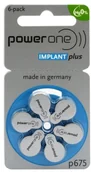 Baterie i akcesoria - Varta 6 x baterie do aparatów słuchowych Power One Implant Plus 675 MF - miniaturka - grafika 1