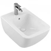 Bidety - Villeroy & Boch Legato Bidet prostokątny wiszący 37,5x56 cm Weiss Alpin 54620001 - miniaturka - grafika 1