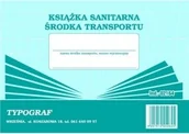 Druki akcydensowe - Typograf Druk Książka Sanitarna Środka Transportu 2164 TP171 - miniaturka - grafika 1