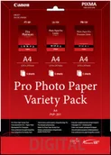 Papier do drukarek - Canon PVP-201 Pro Papier fotograficzny Variety Pack A 4 3x5 Sheets 6211B021 - miniaturka - grafika 1