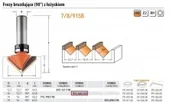 Frezy - CMT FREZ BRUZDUJĄCY HM D=16 I=12,7 A=90 S=8 + GÓRNE ŁOŻYSKO CMT915.160.11B - miniaturka - grafika 1