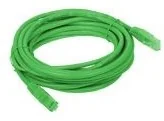 Kable miedziane - A-LAN Patchcord UTP kat 5e 5.0m zielony KKU5ZIE5.0 - miniaturka - grafika 1