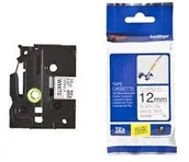 Taśmy do drukarek barwiące - Brother Taśma laminowana elastyczna Flexi ID 12mm x 8m czarny nadruk białe tło Taśma laminowana elastyczna Flexi ID 12mm x 8m czarny nadruk białe tło TZEFX231 - miniaturka - grafika 1