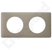 Klawisze i ramki - Legrand 066722 CELIANE RAMKA GLINIANY X2 POZ/PION - miniaturka - grafika 1